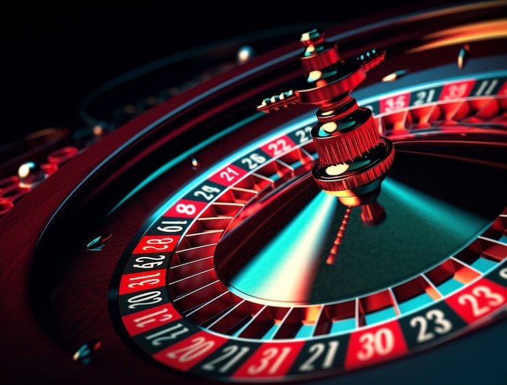 Tata letak taruhan mobile yang responsif Tampilan roulette table dengan chip denominations dan betting area di mobile